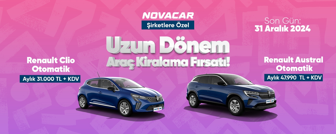 Novacar Special Long Term Car Rental Opportunity for Companies!