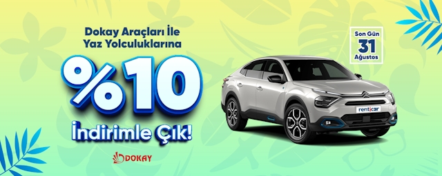 Take Your Summer Journeys With Dokay Vehicles With 10% Discount!