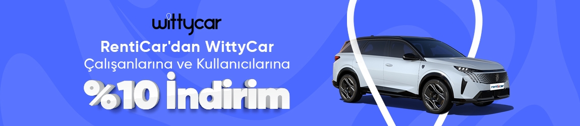 RentiCar'dan WittyCar Çalışanlarına ve Kullanıcılarına %10 İndirim!