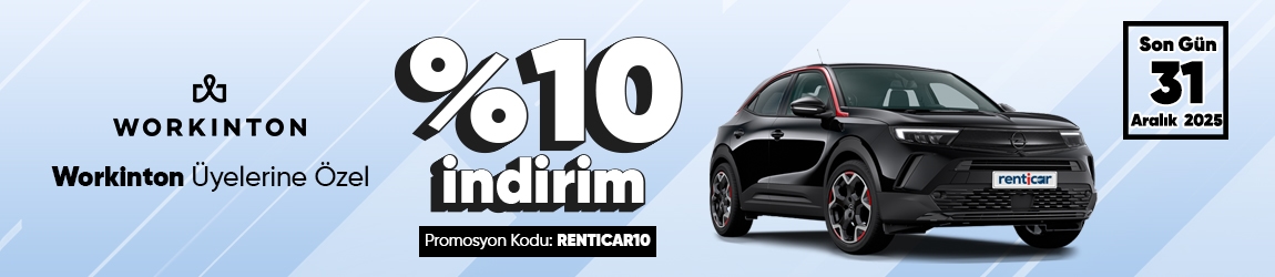 Workinton Kullanıcılarına ve Çalışanlarına Özel %10 İndirim!