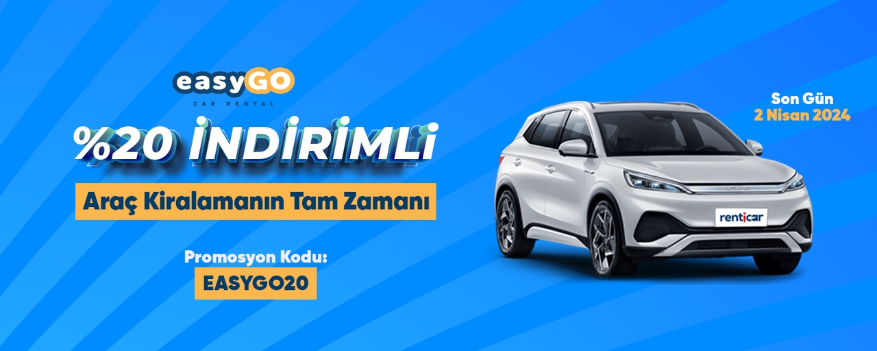 EasyGo ile %20 İndirimle Araç Kiralamanın Tam Zamanı!